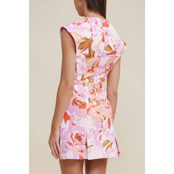 NEW ACLER quincy dress in peony harvest - Picture 3 of 4